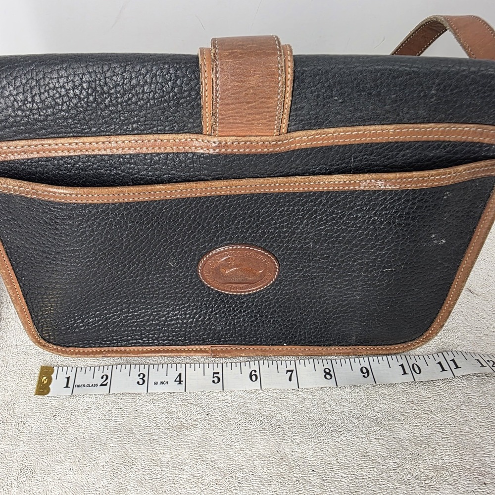 Vintage Dooney & Bourke All-Weather Leather Equestrian Crossbody Bag - Picture 15 of 16